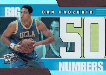 2002 Press Pass - Big Numbers #BN10 Dan Gadzuric Front