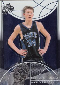 2002 Press Pass - Class of 2002 #CL12 Mike Dunleavy Front