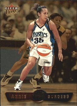 2002 Ultra WNBA - Gold Medallion #100 Annie Burgess Front