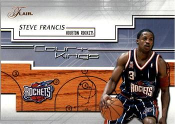 2002-03 Flair - Court Kings #3 CK Steve Francis Front