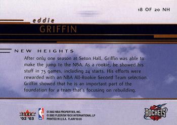 2002-03 Flair - New Heights #18 NH Eddie Griffin Back