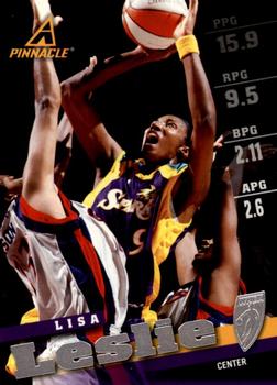 1998 Pinnacle WNBA #2 Lisa Leslie Front