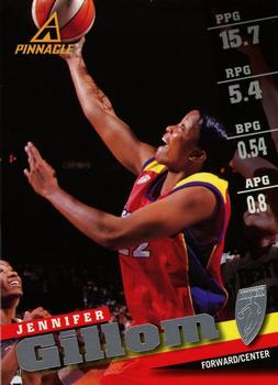 1998 Pinnacle WNBA #3 Jennifer Gillom Front