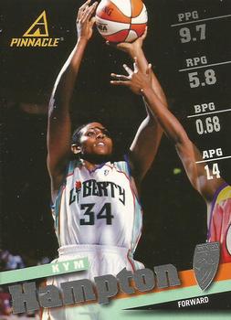 1998 Pinnacle WNBA #27 Kym Hampton Front