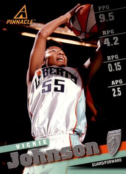 1998 Pinnacle WNBA #36 Vickie Johnson Front