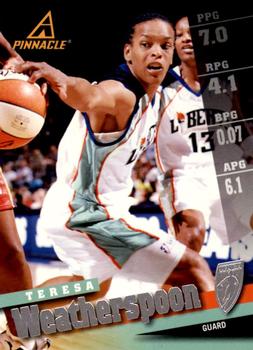 1998 Pinnacle WNBA #42 Teresa Weatherspoon Front