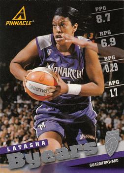 1998 Pinnacle WNBA #45 Latasha Byears Front