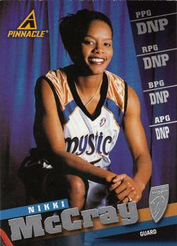 1998 Pinnacle WNBA #48 Nikki McCray Front