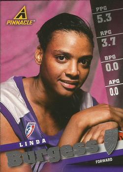 1998 Pinnacle WNBA #56 Linda Burgess Front