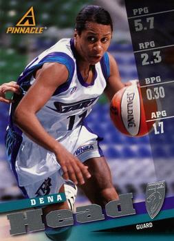 1998 Pinnacle WNBA #58 Dena Head Front