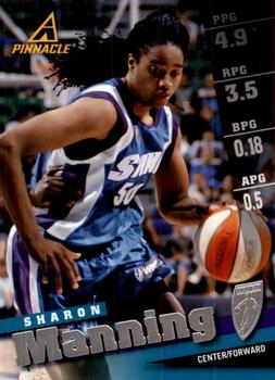1998 Pinnacle WNBA #64 Sharon Manning Front