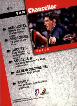1998 Pinnacle WNBA #68 Van Chancellor Back