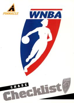 1998 Pinnacle WNBA #85 Chase Checklist Front