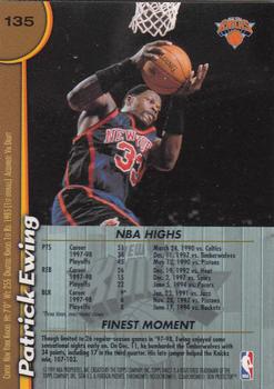 1998-99 Finest #135 Patrick Ewing Back