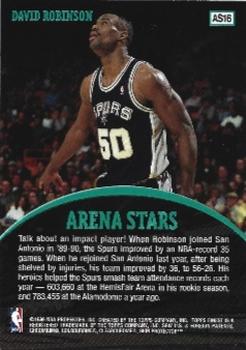 1998-99 Finest - Arena Stars #AS16 David Robinson Back