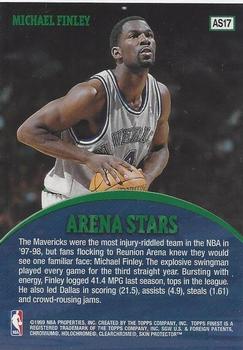 1998-99 Finest - Arena Stars #AS17 Michael Finley Back