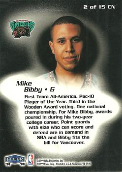 1998-99 Flair Showcase - Class of ‘98 #2 CN Mike Bibby Back