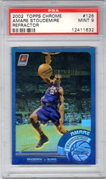 2002-03 Topps Chrome - Refractors #126 Amare Stoudemire Front