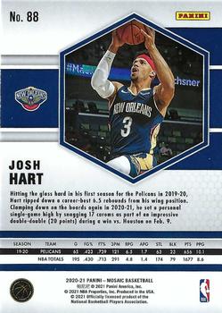 2020-21 Panini Mosaic #88 Josh Hart Back