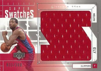 2002-03 Upper Deck - Super Swatches #ME-S Melvin Ely Front