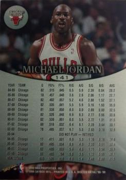 1998-99 SkyBox Molten Metal #141 Michael Jordan Back