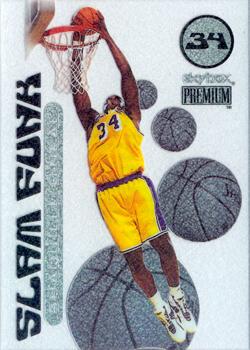 1998-99 SkyBox Premium - Slam Funk #4 SF Shaquille O'Neal Front