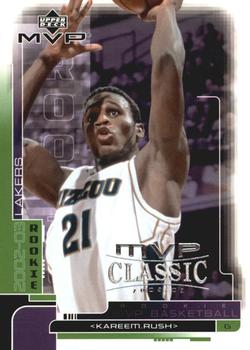 2002-03 Upper Deck MVP - Classic #211 Kareem Rush Front