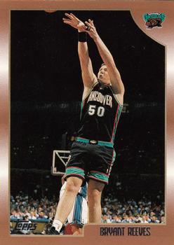 1998-99 Topps #188 Bryant Reeves Front