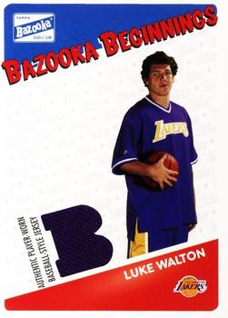 2003-04 Bazooka - Beginnings #BBE-LW Luke Walton Front