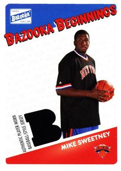2003-04 Bazooka - Beginnings #BBE-MS Mike Sweetney Front