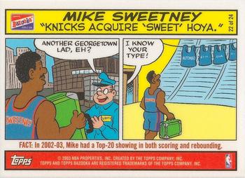 2003-04 Bazooka - Comics #22 Mike Sweetney Front