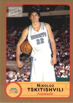 2003-04 Bazooka - Gold #159 Nikoloz Tskitishvili Front