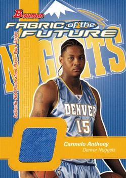 2003-04 Bowman - Fabric of the Future #FF-CA Carmelo Anthony Front