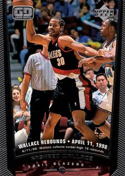 1998-99 Upper Deck #124 Rasheed Wallace Front