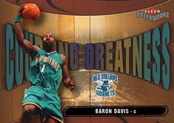 2003-04 Fleer Patchworks - Courting Greatness #14 CG Baron Davis Front