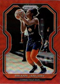 2021 Panini Prizm WNBA - Prizms Ruby Wave #18 Briann January Front