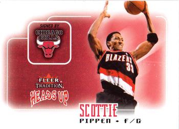 2003-04 Fleer Tradition - Heads Up #2 HU Scottie Pippen Front