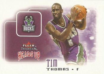 2003-04 Fleer Tradition - Heads Up #3 HU Tim Thomas Front