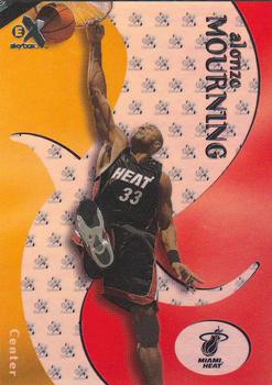 1999-00 E-X #13 Alonzo Mourning Front