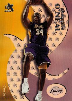 1999-00 E-X #22 Shaquille O'Neal Front