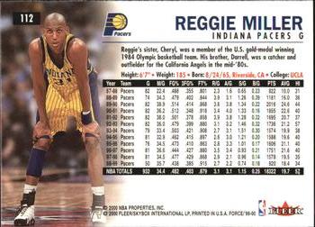 1999-00 Fleer Force #112 Reggie Miller Back