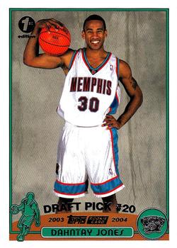 2003-04 Topps 1st Edition #240 Dahntay Jones Front