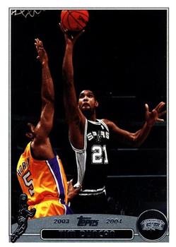 2003-04 Topps - Pre-Production #PP5 Tim Duncan Front