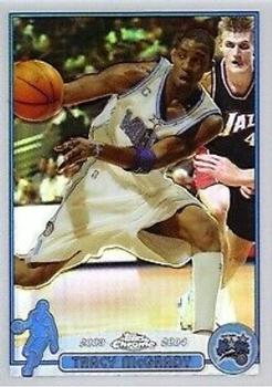 2003-04 Topps Chrome - Refractors #1 Tracy McGrady Front