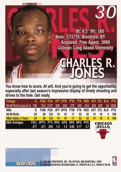 1999-00 Hoops #30 Charles R. Jones Back