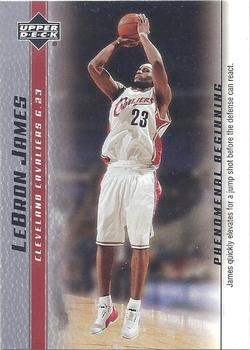 2003-04 Upper Deck LeBron James Phenomenal Beginning #3 LeBron James Front