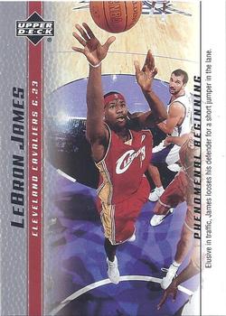 2003-04 Upper Deck LeBron James Phenomenal Beginning #6 LeBron James Front
