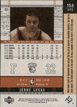 2003-04 Upper Deck Legends - Throwback #57 Jerry Lucas Back