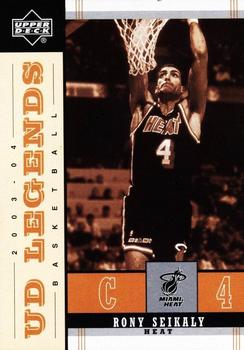 2003-04 Upper Deck Legends - Throwback #50 Rony Seikaly Front