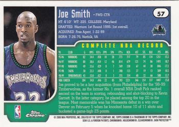 1999-00 Topps Chrome #57 Joe Smith Back